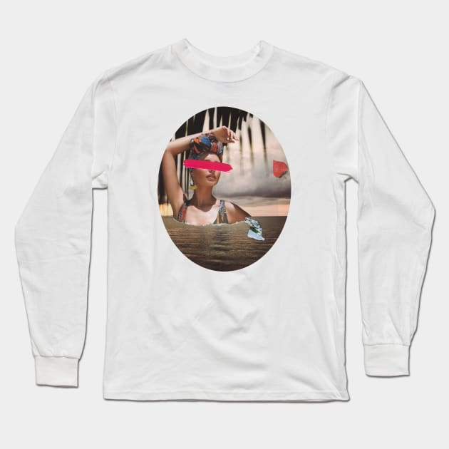 Strawberry Collage Series no.1 Long Sleeve T-Shirt by sartworks